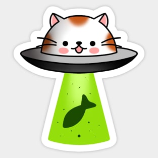 UFO Kitty Sticker